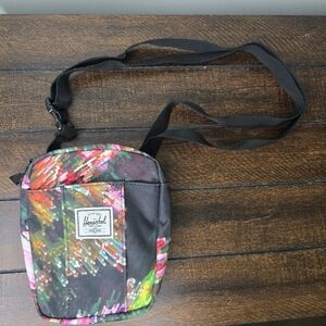 Herschel Supply Co Cruz Small Canvas Crossbody Bag Adjustable Strap